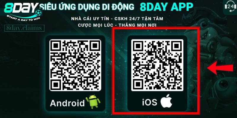 Hướng dẫn tải app 8Day trên ios